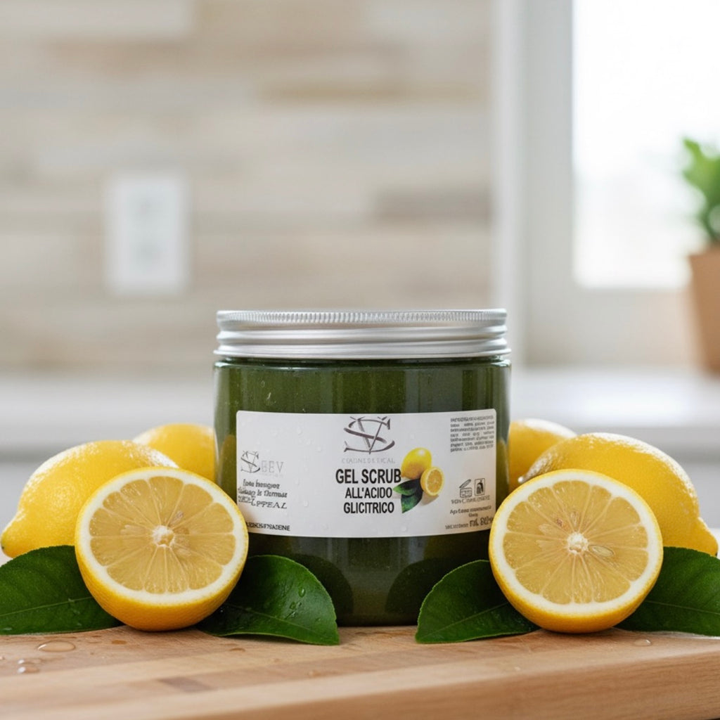 Gel Scrub Glicitrico 3% Esfoliante Schiarente 600 ml