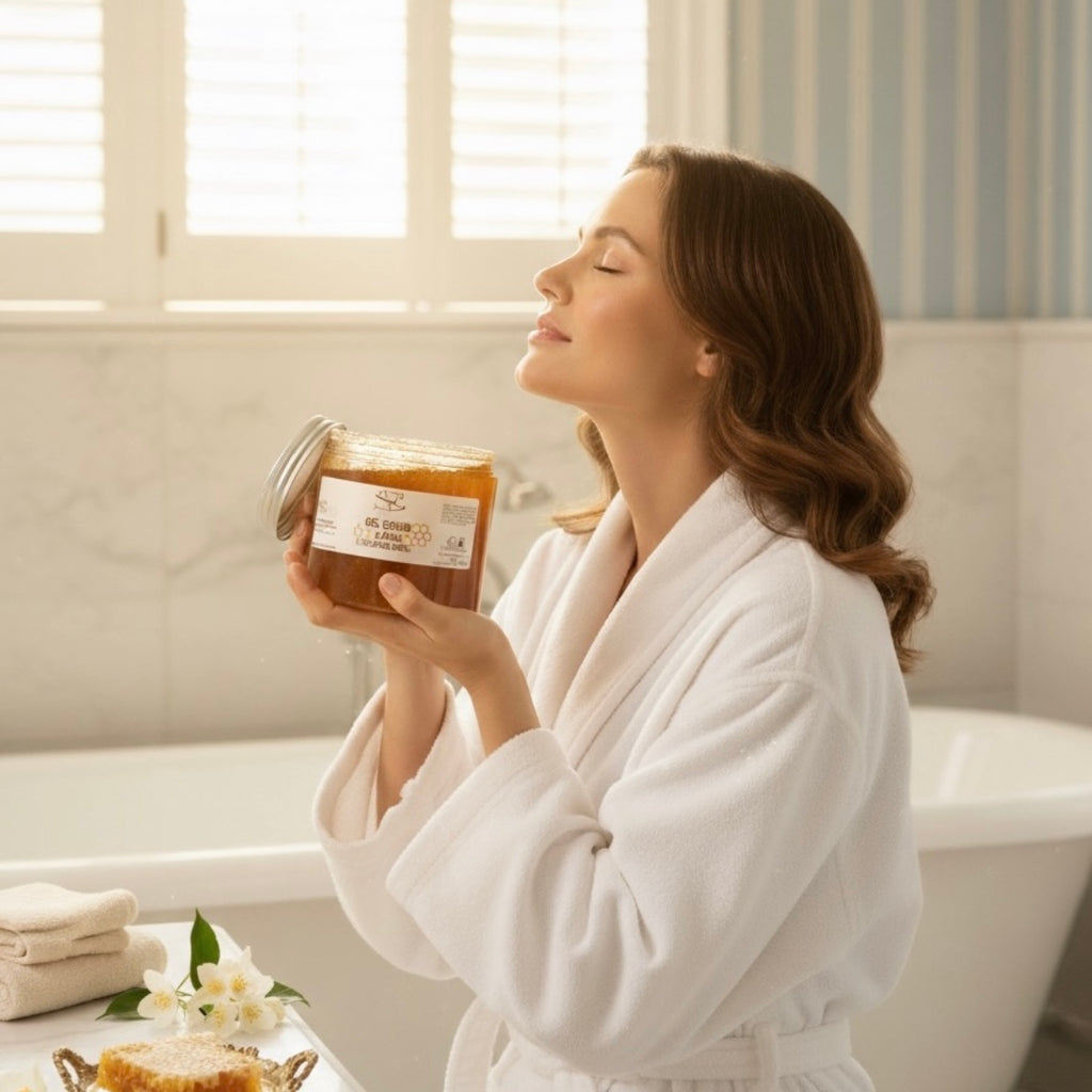 Gel Scrub Miele e Pappa Reale Vellutante Rigenerante 600 ml