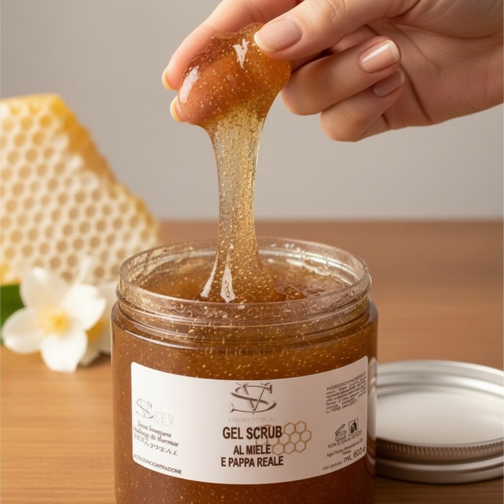 Gel Scrub Miele e Pappa Reale Vellutante Rigenerante 600 ml