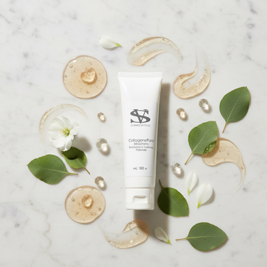 Maschera Viso Anti-Età al Collagene