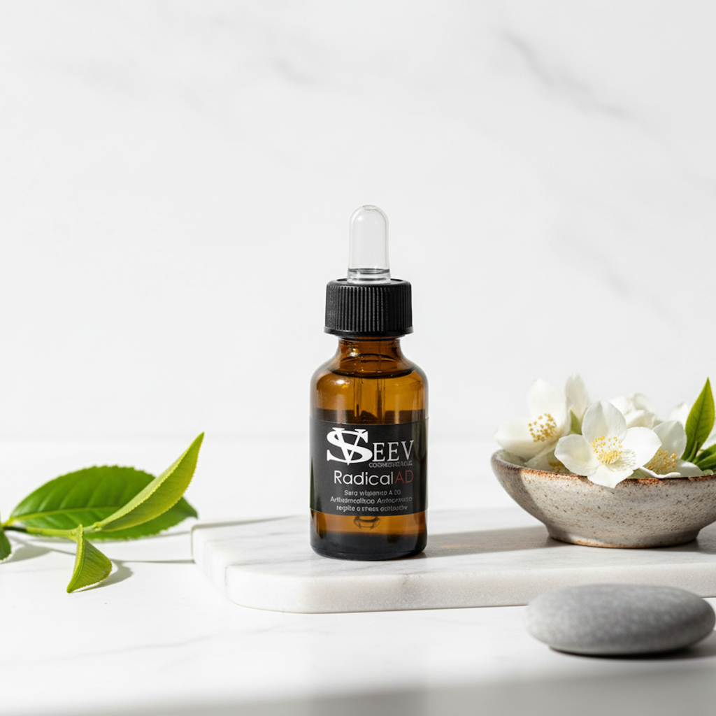 Siero Viso Antirguhe con Vitamina A e D