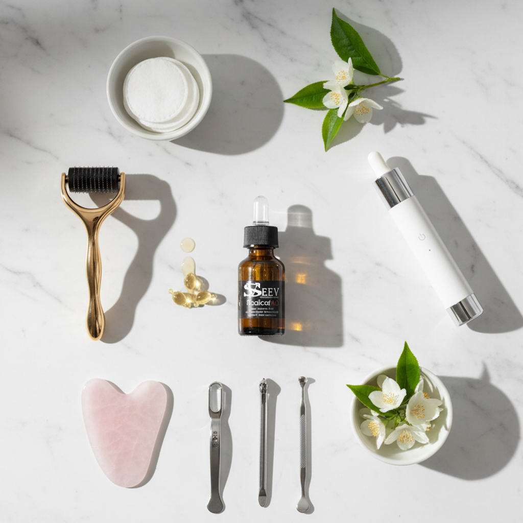 Siero Viso Antirguhe con Vitamina A e D